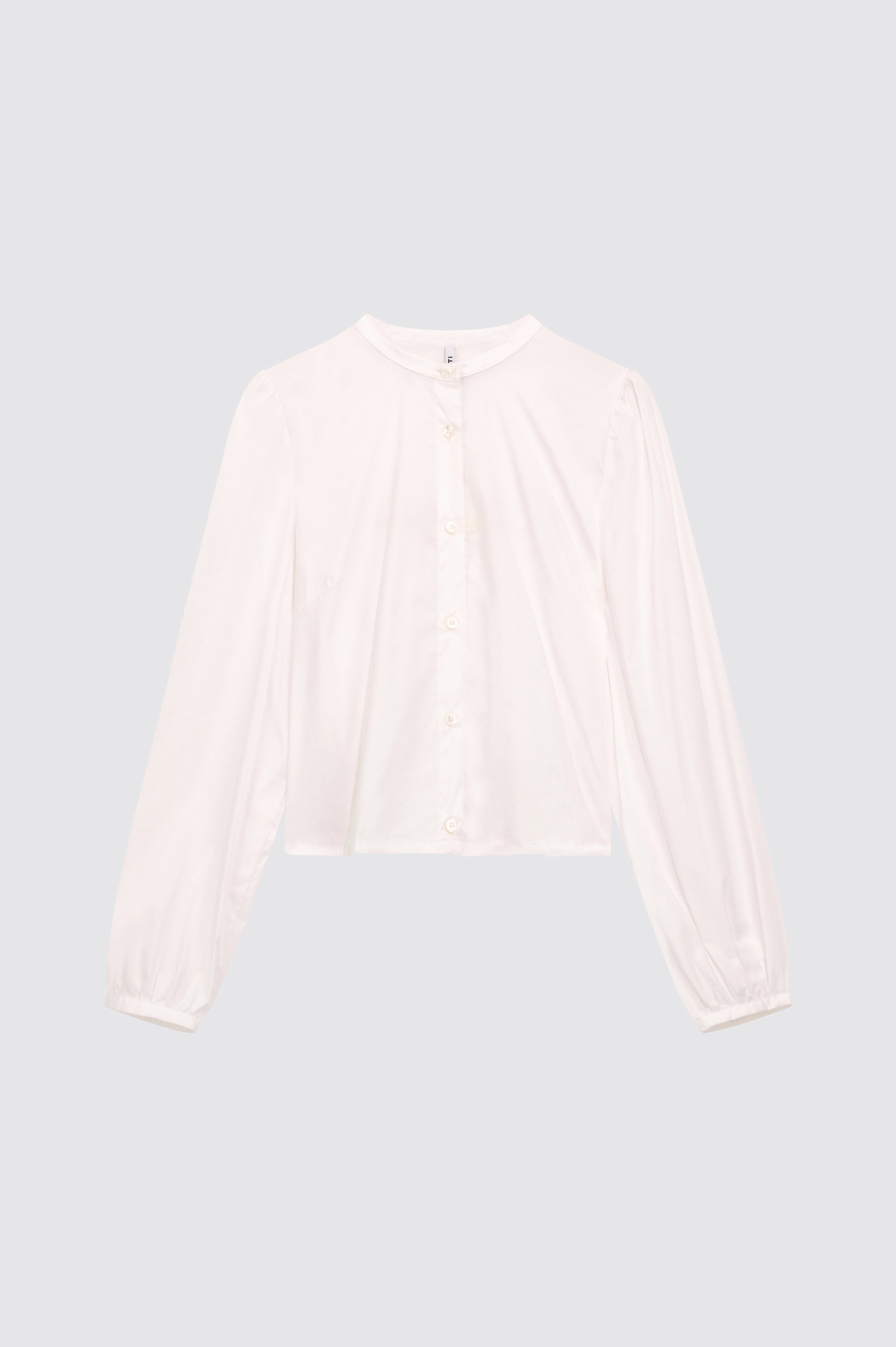 Liviana Conti Faye chemise Bianco 40 popeline crop