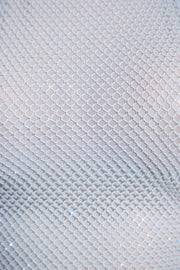 Oh Polly River crop top strass dos nu aqua