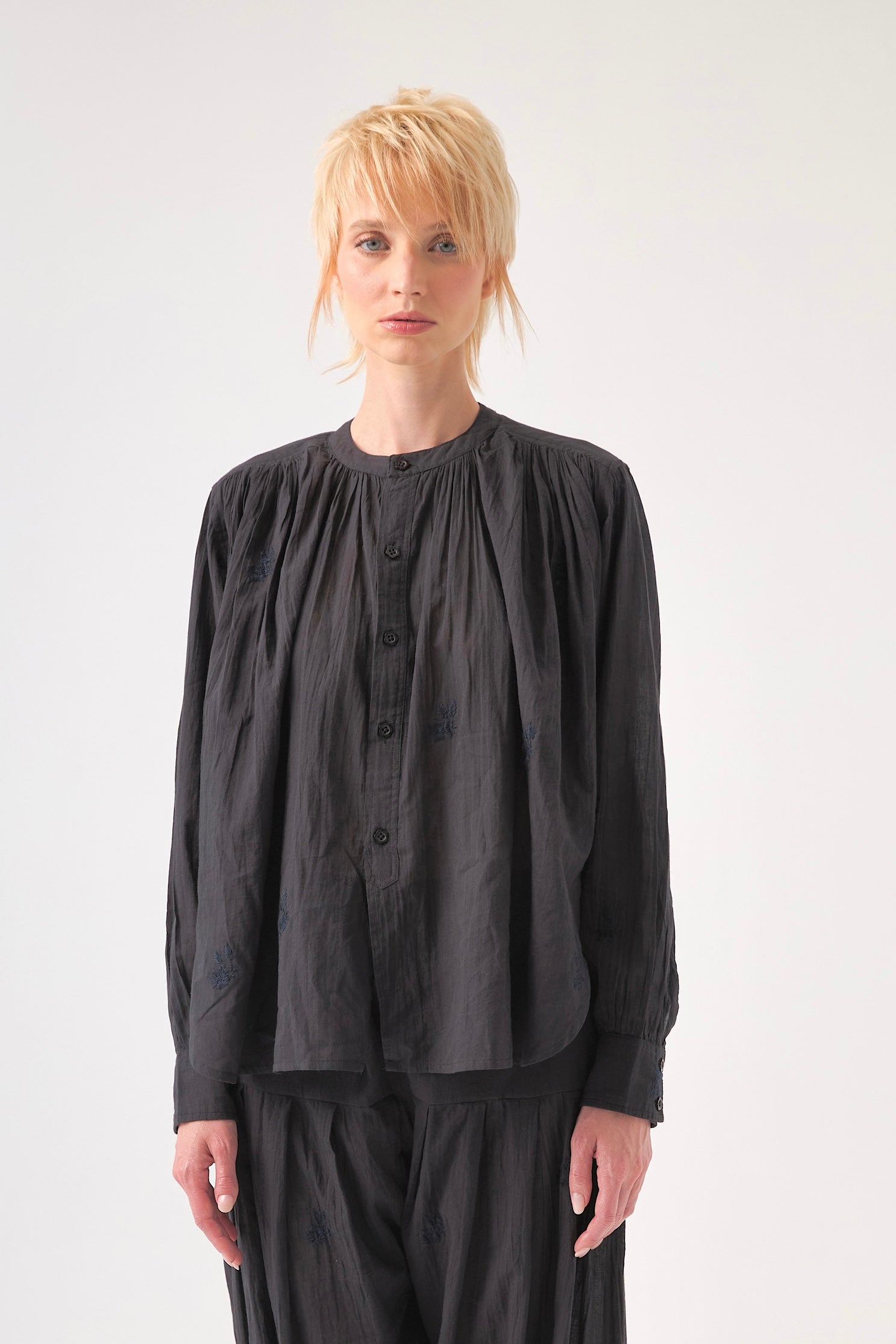 Chicosoleil Scheherazade Chemise noir coton