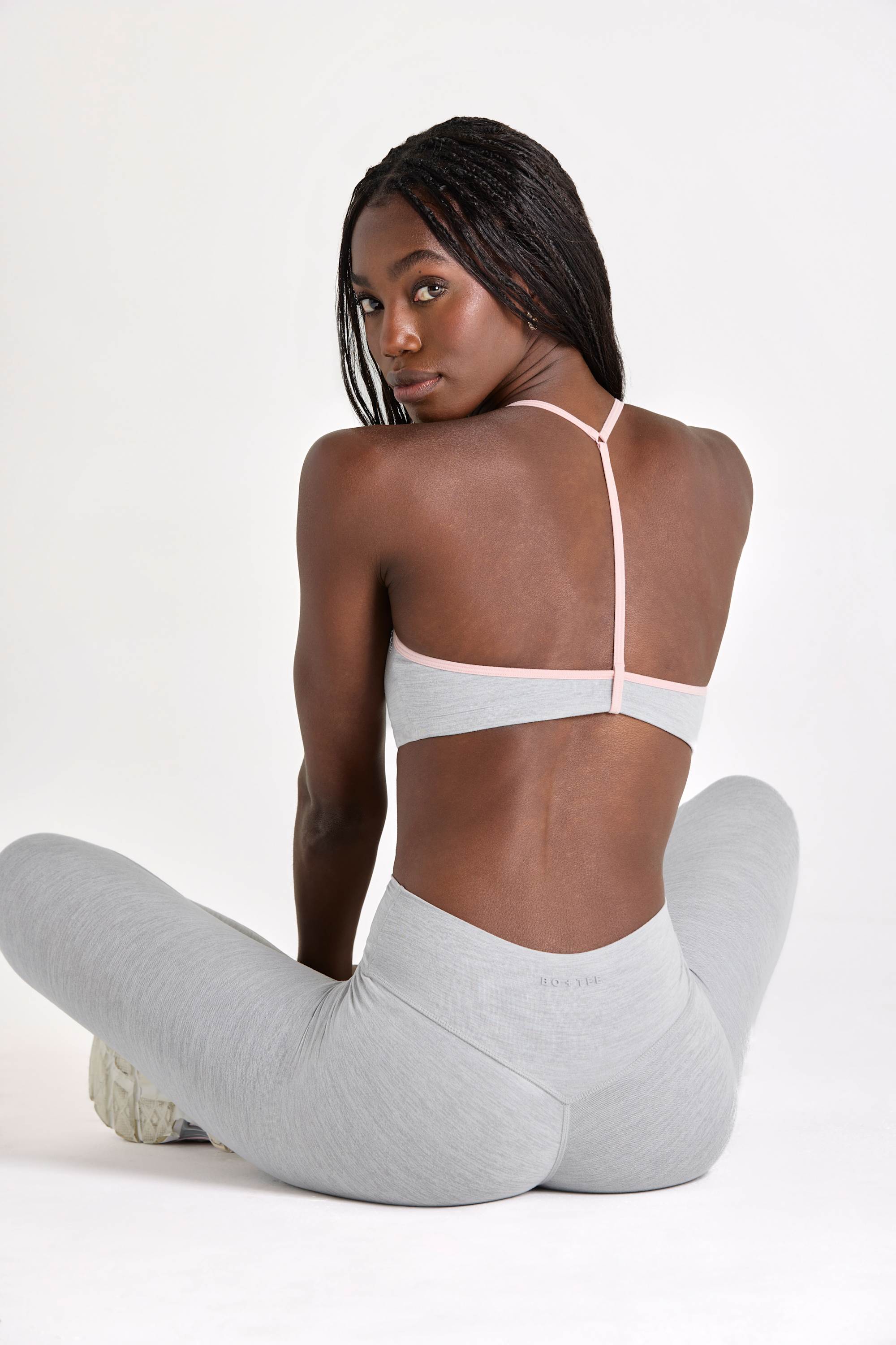 Oh Polly Bo+Tee Soft Active Brassière Gris Marl