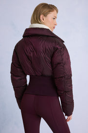 Oh Polly BT2406 Veste Ski Bordeaux Imperméable 18K