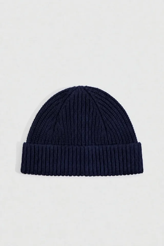 Liviana Conti Inés bonnet noir cachemire recyclé maille