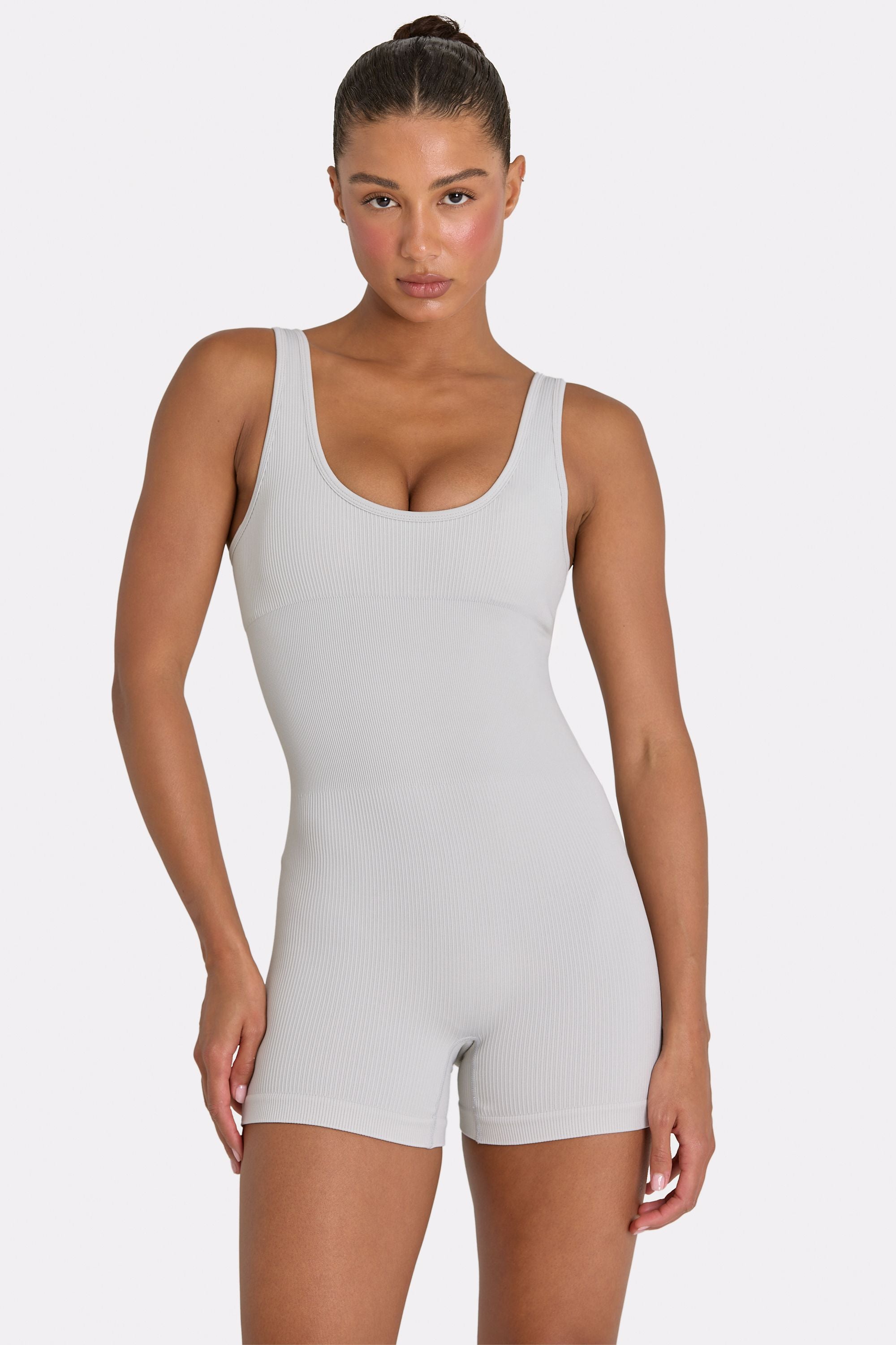 Oh Polly Ultra BT0724 combishort gris stretch respirant