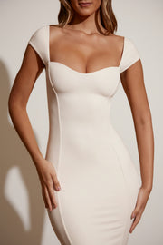 Oh Polly Dolcezza 5849 robe longue ivoire modal moulante