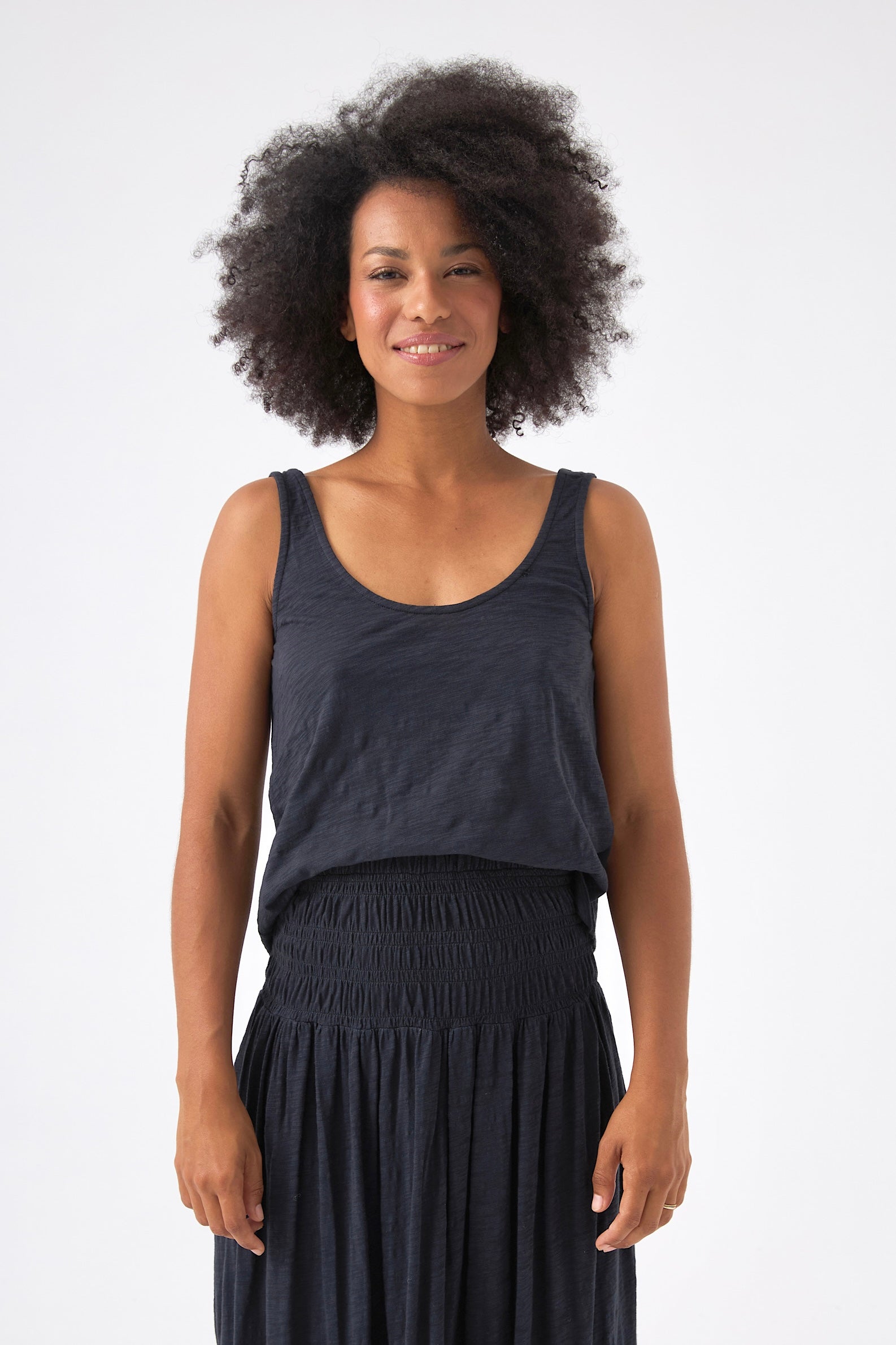 Chicosoleil Daren tee-shirt coton Noir Charcoal