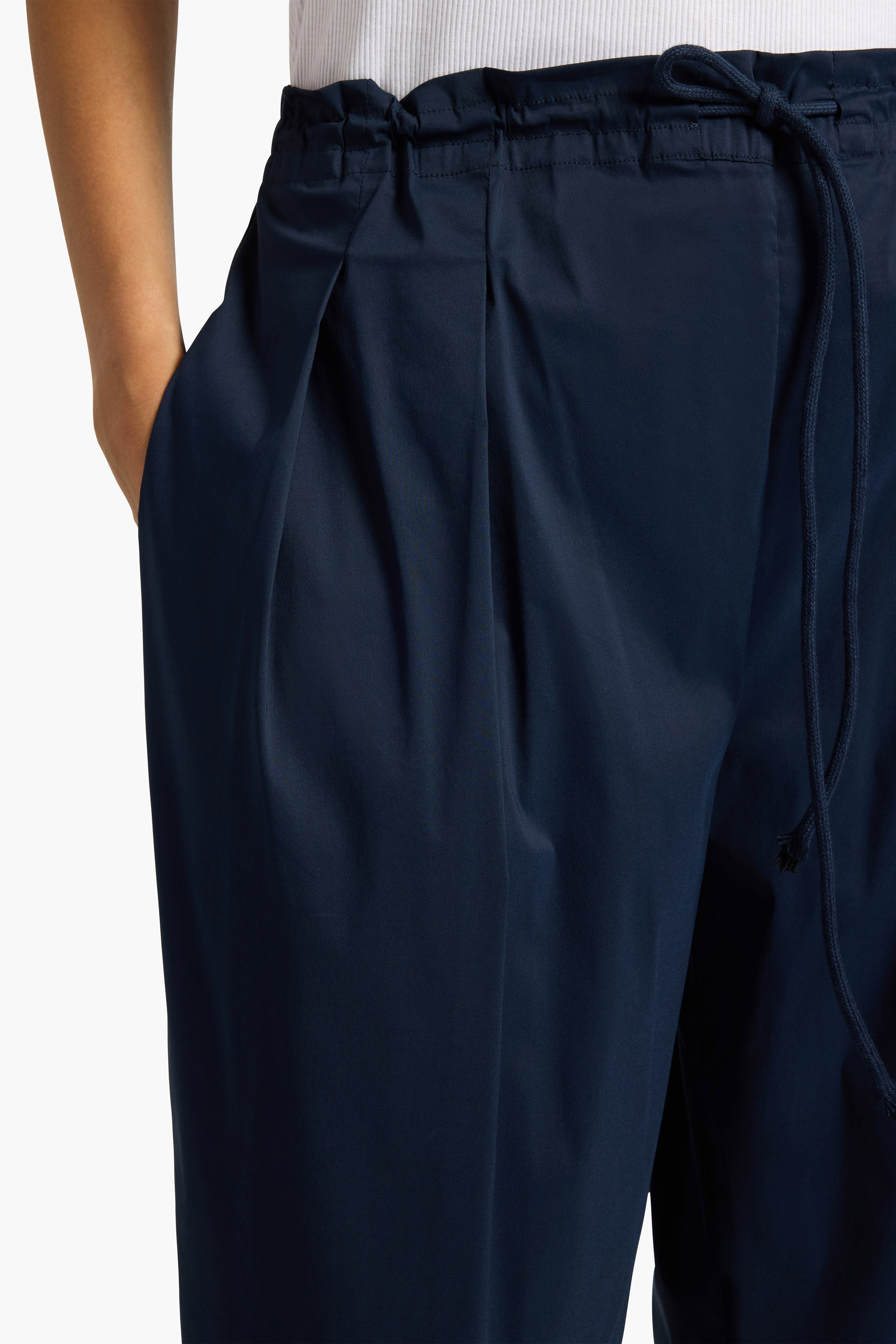 Liviana Conti Scott pantalon balloon bleu nuit