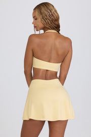 Oh Polly Bo+Tee Soft Active Mini Jupe-Short Citron