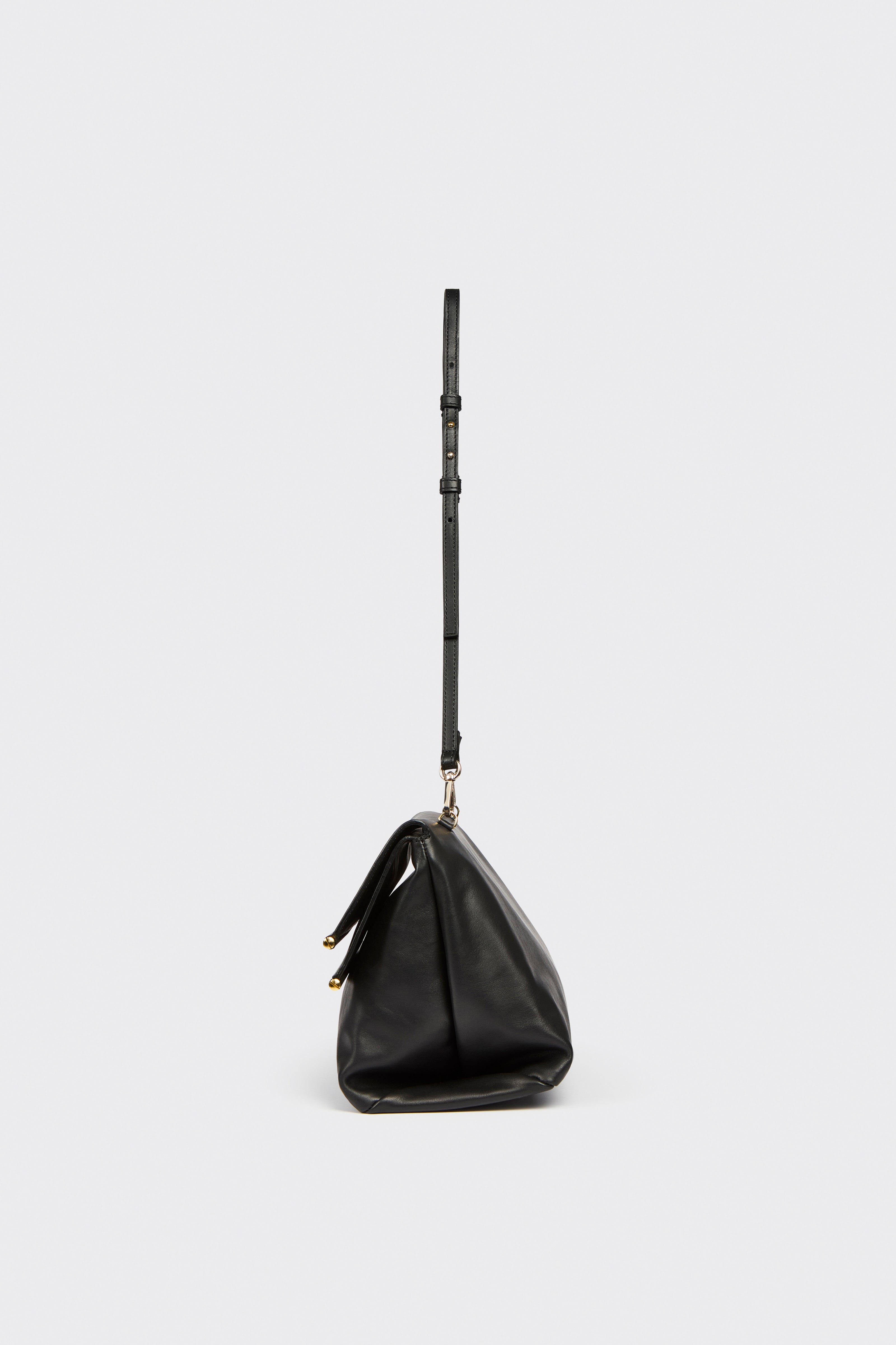 Liviana Conti Leonie maxi pochette noire cuir