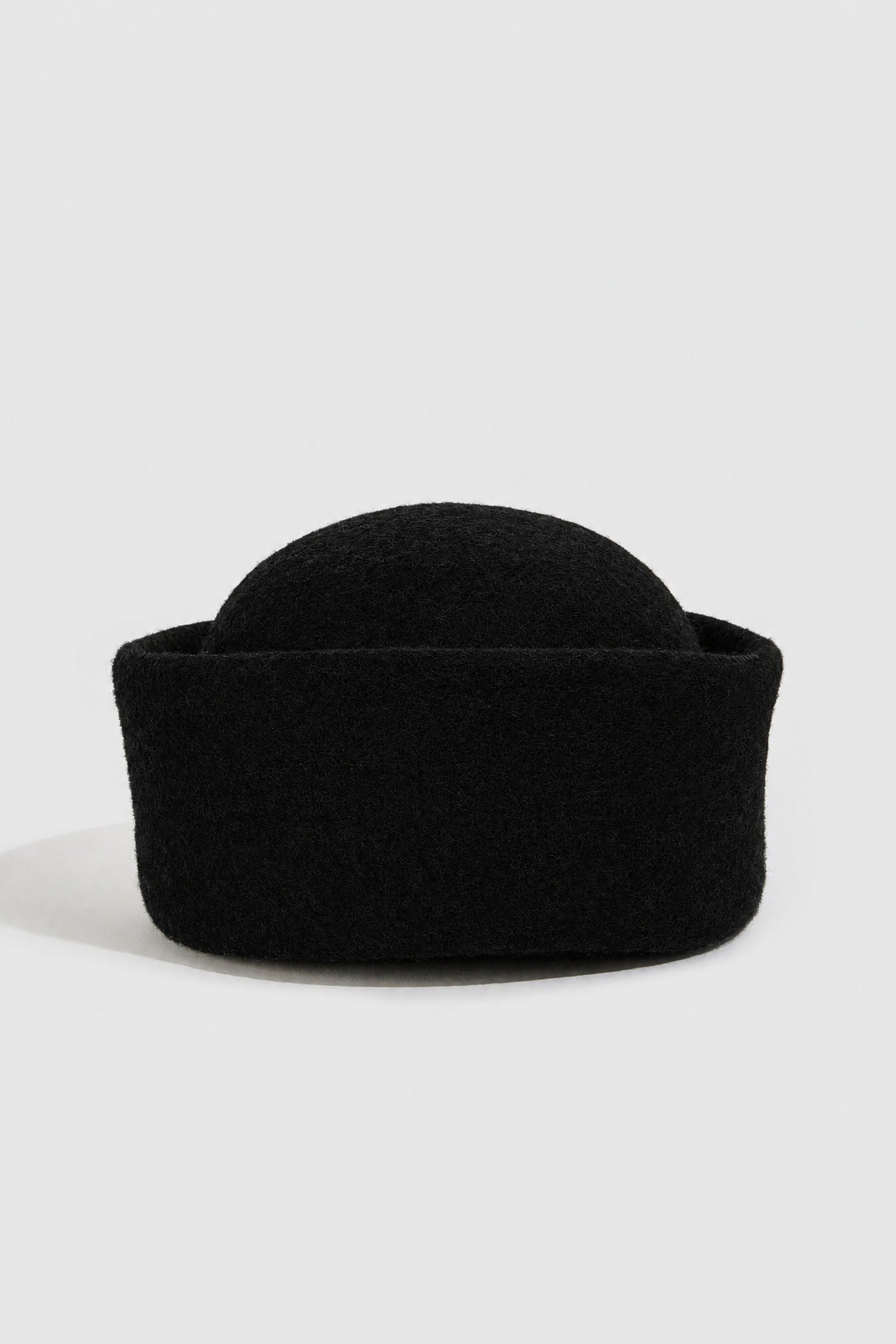 Liviana Conti Edna chapeau pillbox Anthracite feutre laine