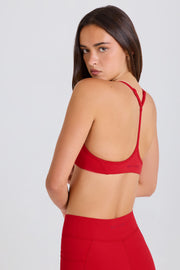Oh Polly Bo+Tee BT2312B brassière sport fraise maintien léger