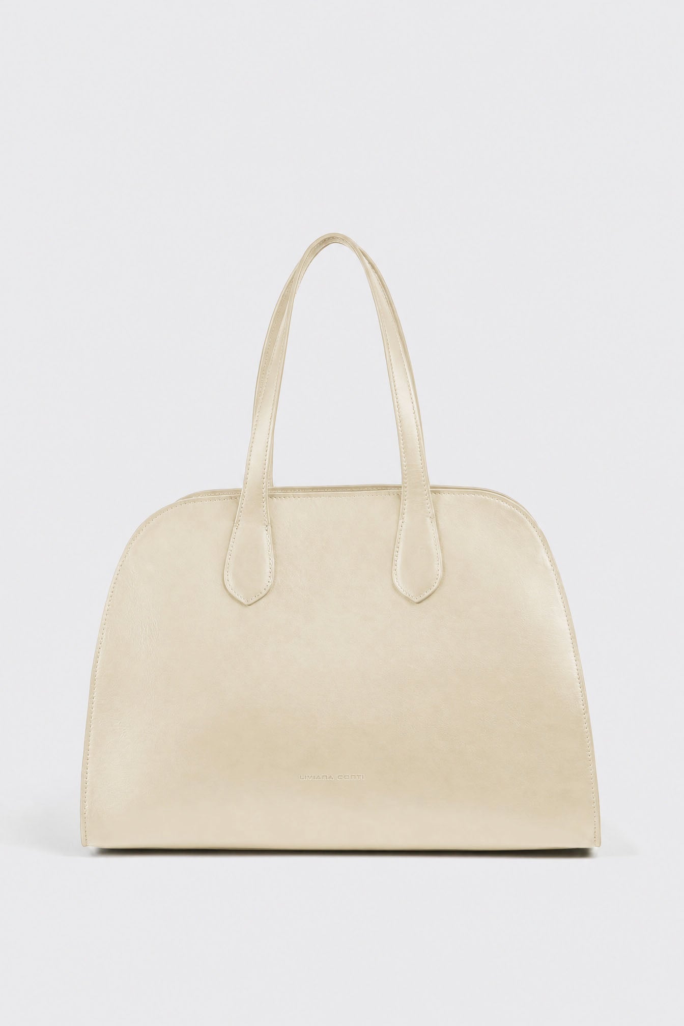 Liviana Conti Madison sac cuir noir veau lisse