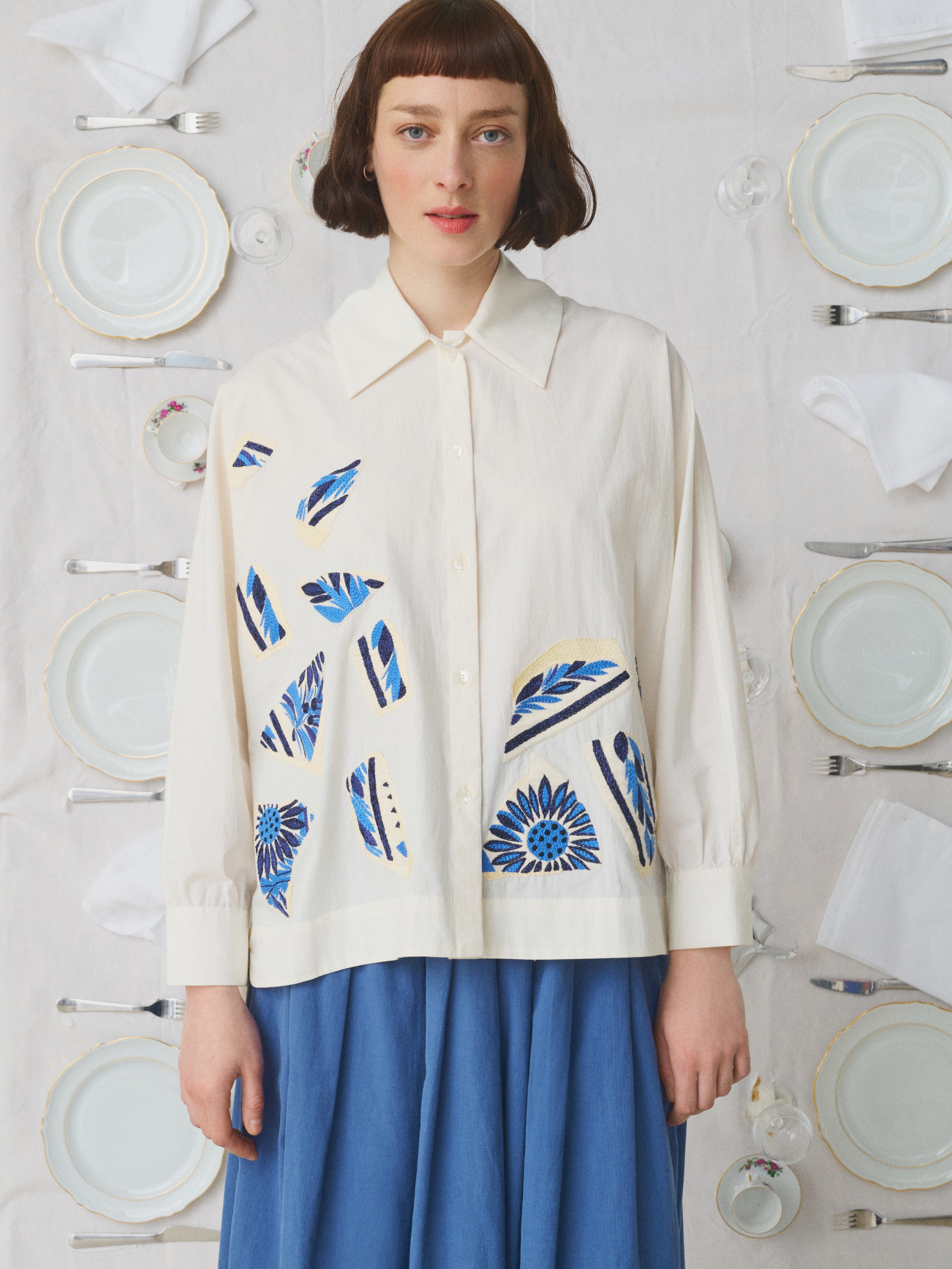 Mii à table Chemise Emmanuella Assiette Cassée chemise