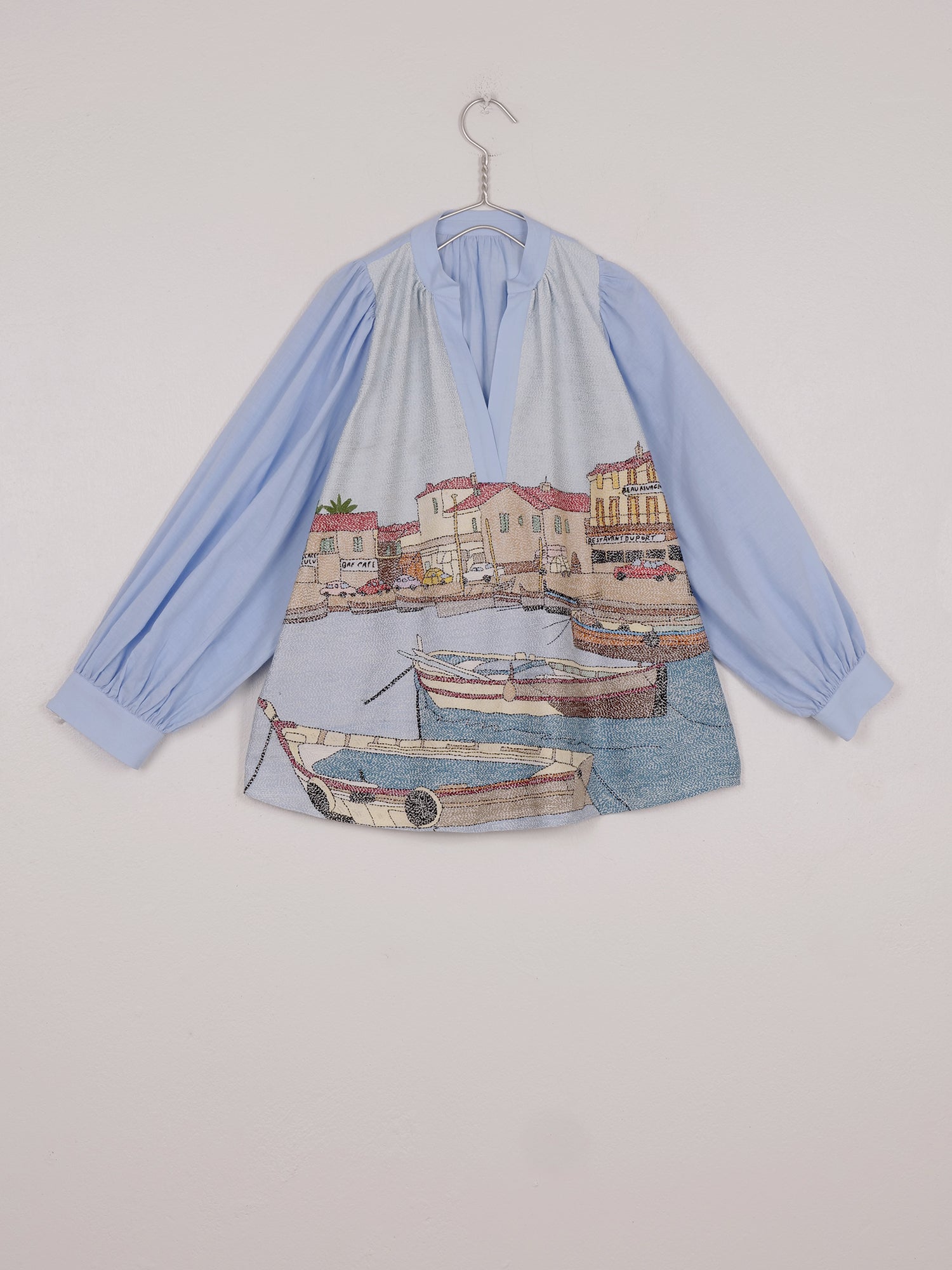 MII Carte postale blouse Claudie Provence blouse coton XS à L