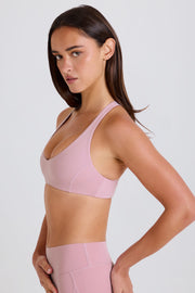 Oh Polly Bo+Tee Crossback Brassière Mauve BT2492