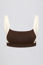 Oh Polly Bo+Tee BT2236 brassière pecan marl contraste