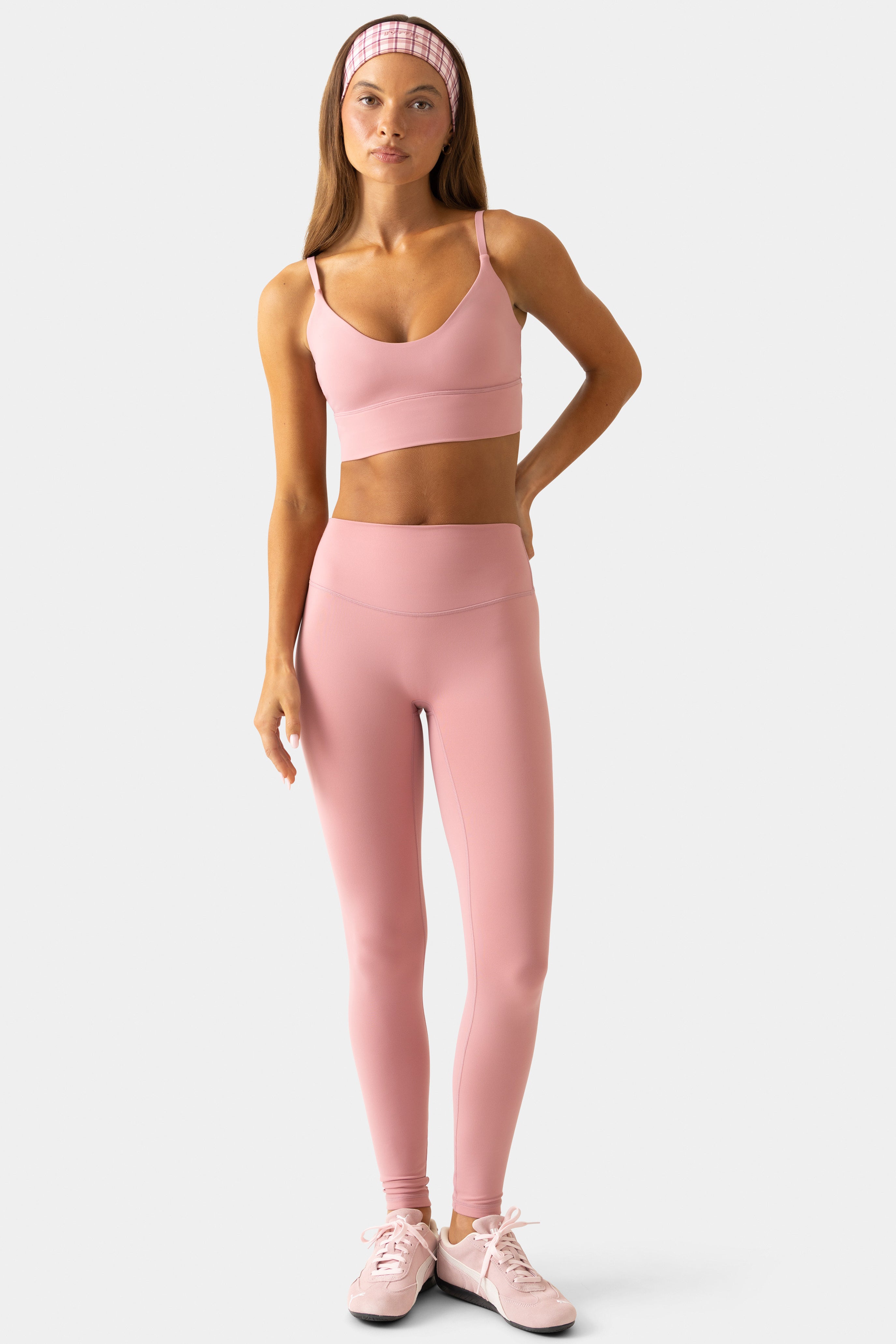 Oh Polly Bo+Tee Soft Active Leggings legging Berry opaque