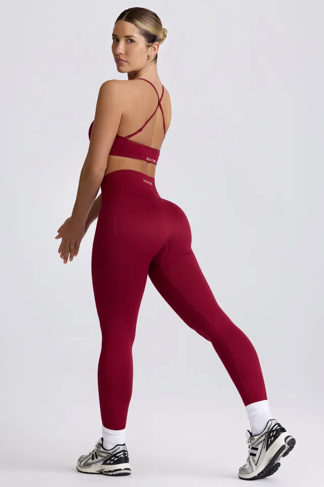 Oh Polly Super Sculpt BT2006 legging rouge cherry gainant