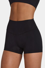 Bo+Tee Soft Active Mini Short sport noir sans couture