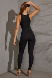 Oh Polly Vida combinaison noire moulante racer