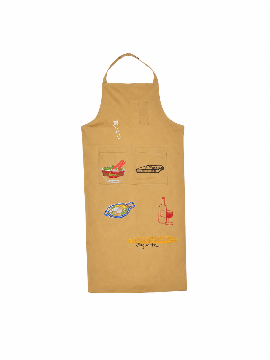 MII À Table Tablier cuisine brodé poches taille U