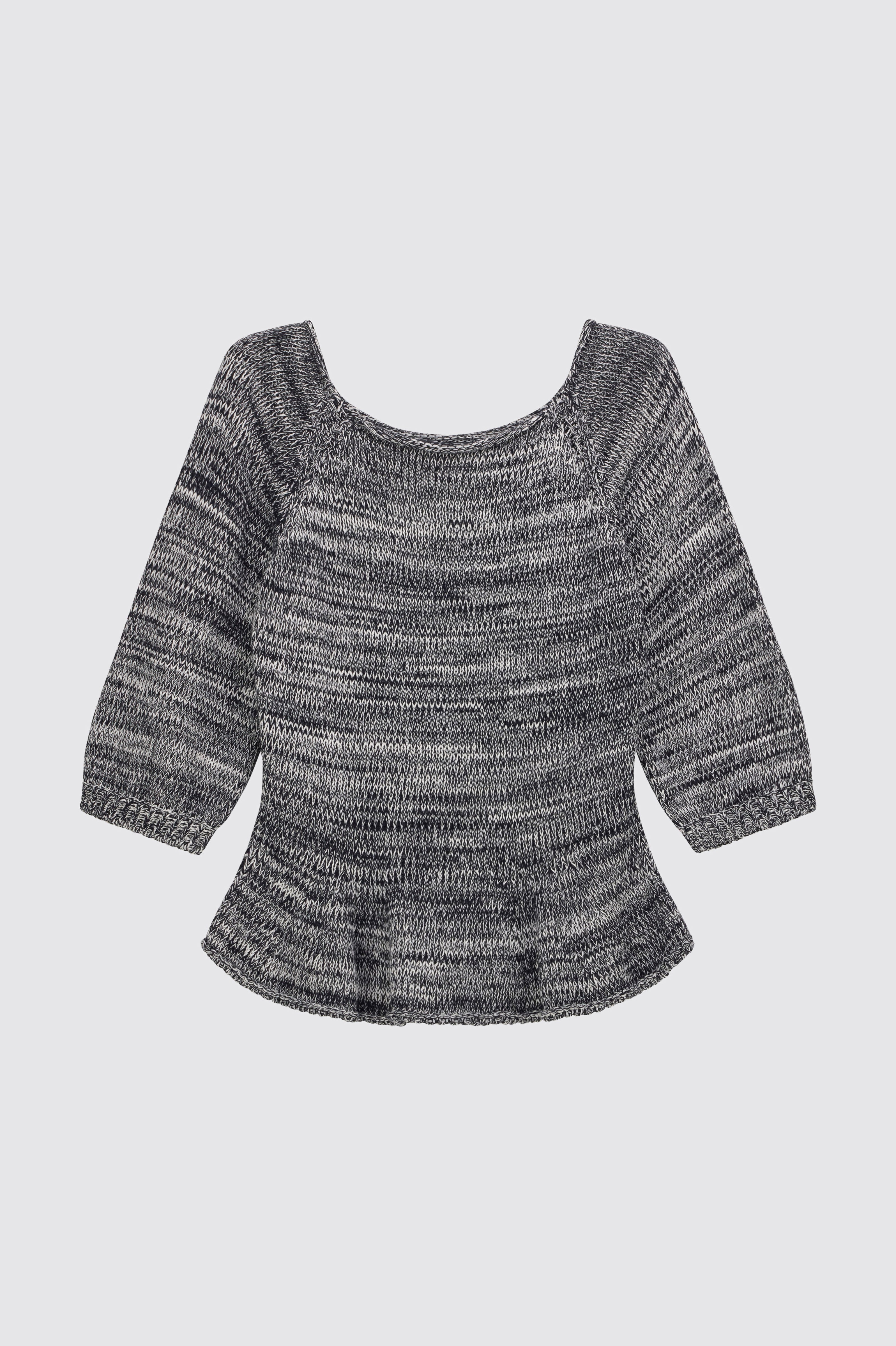 Liviana Conti Paige pull coton nuit blanc XS-XL