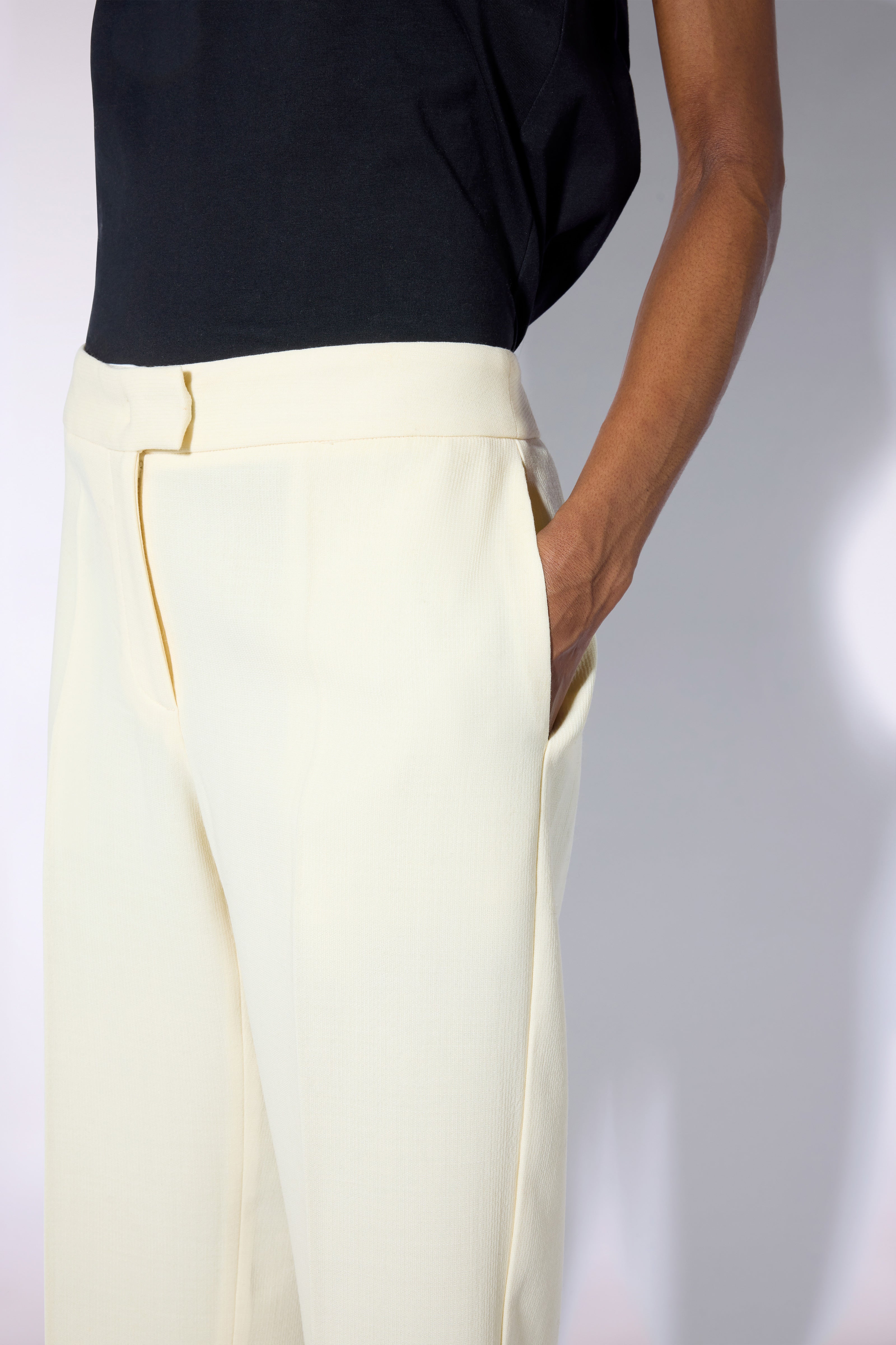 Liviana Conti Jeremy pantalon milk blanc