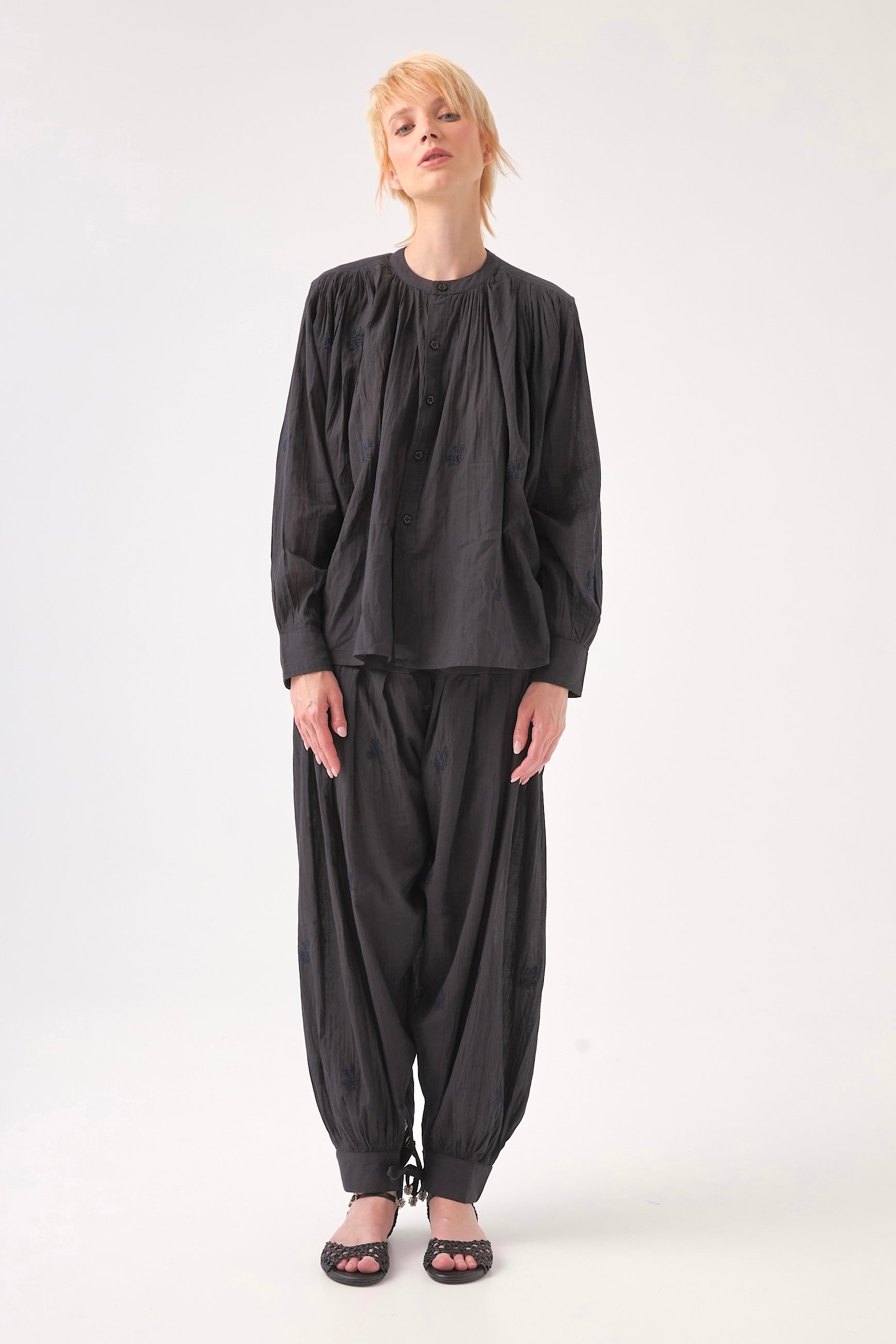 Chicosoleil Scheherazade Chemise noir coton