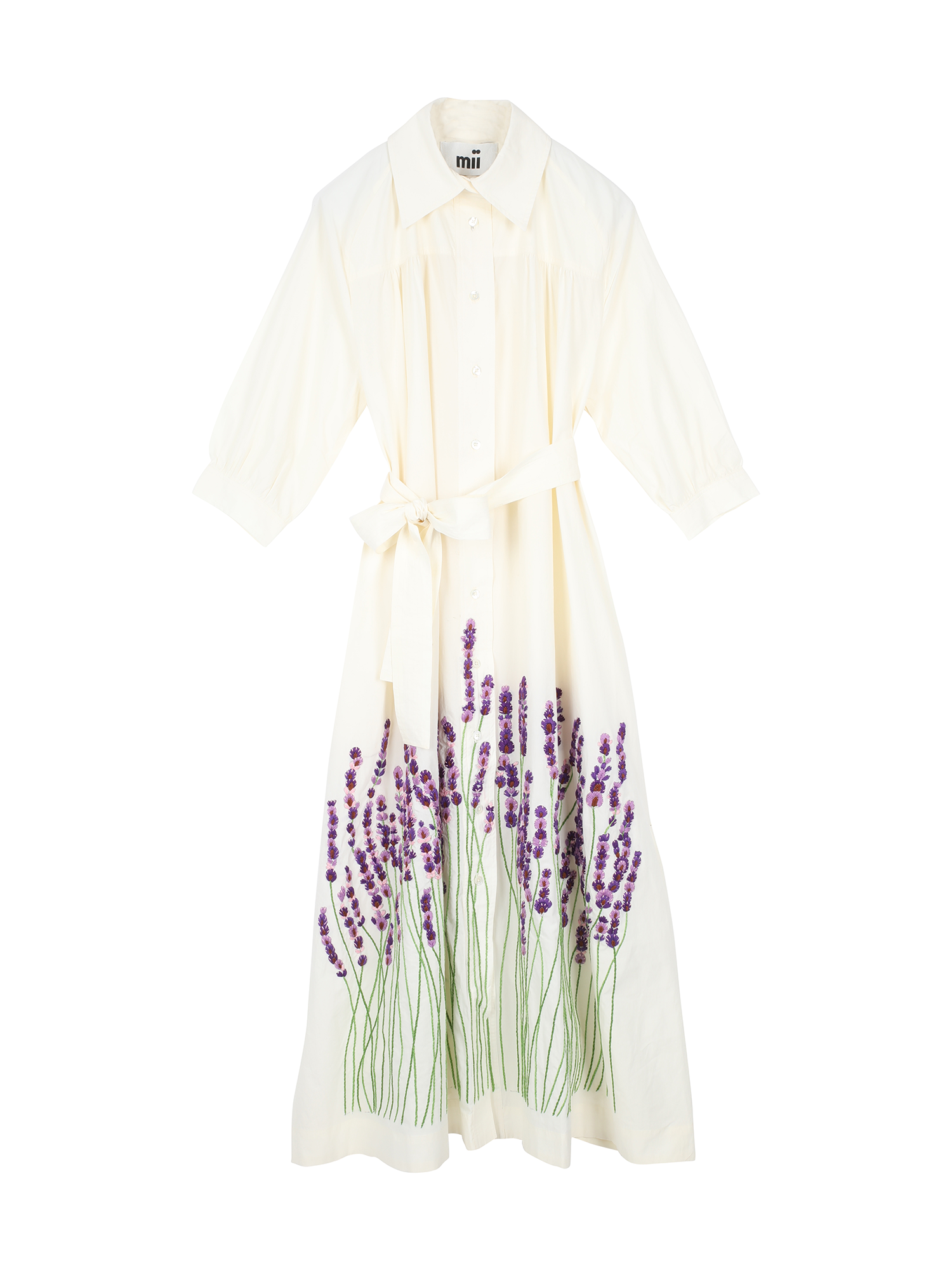 Mii Les iconiques Robe Niki La Lavande broderie XS-M
