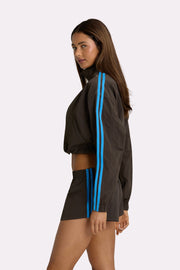 Oh Polly Woven Track Shorts short tissé Truffle poches