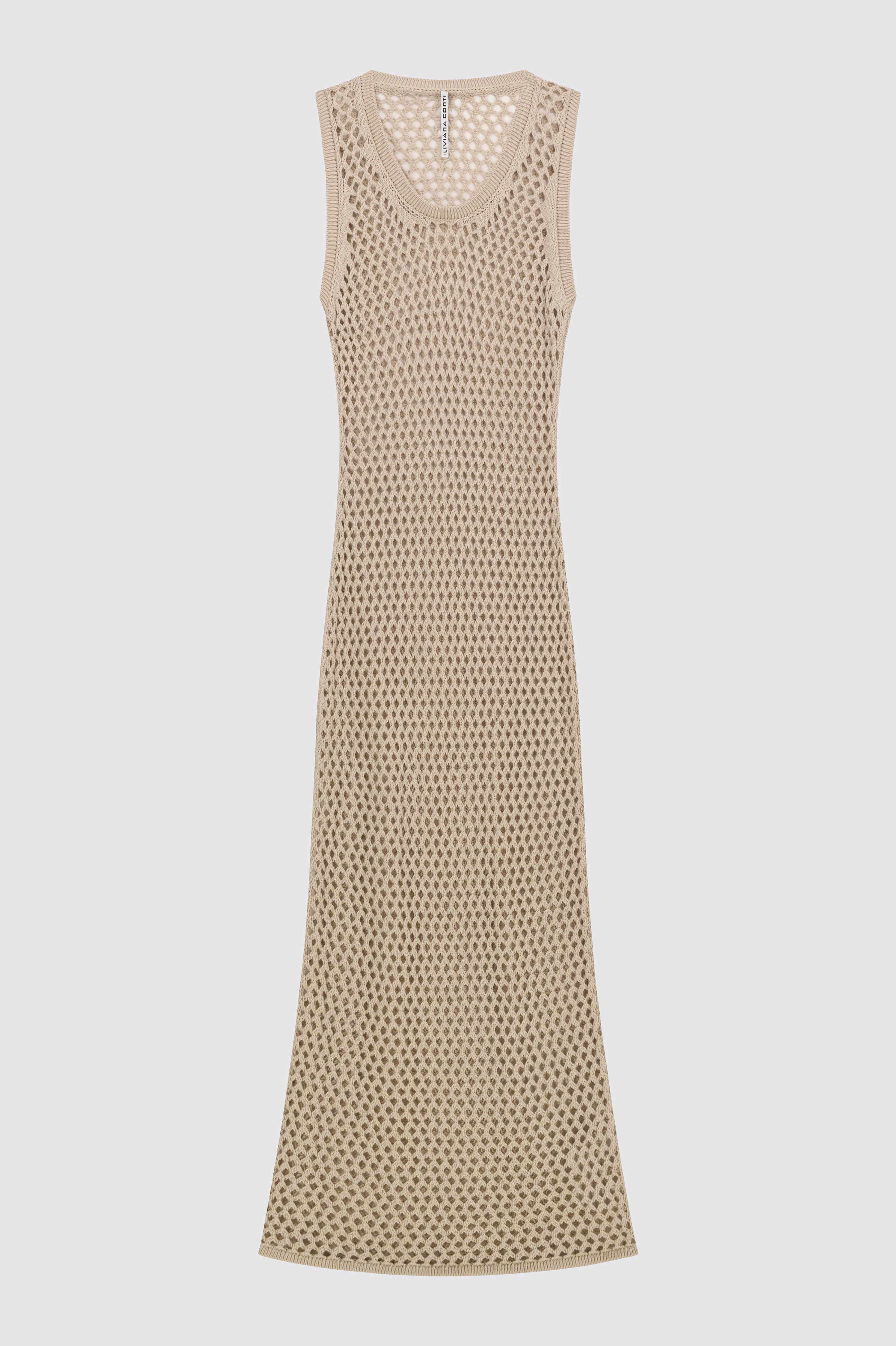Liviana Conti Melisande L6SB23 robe midi coton natural