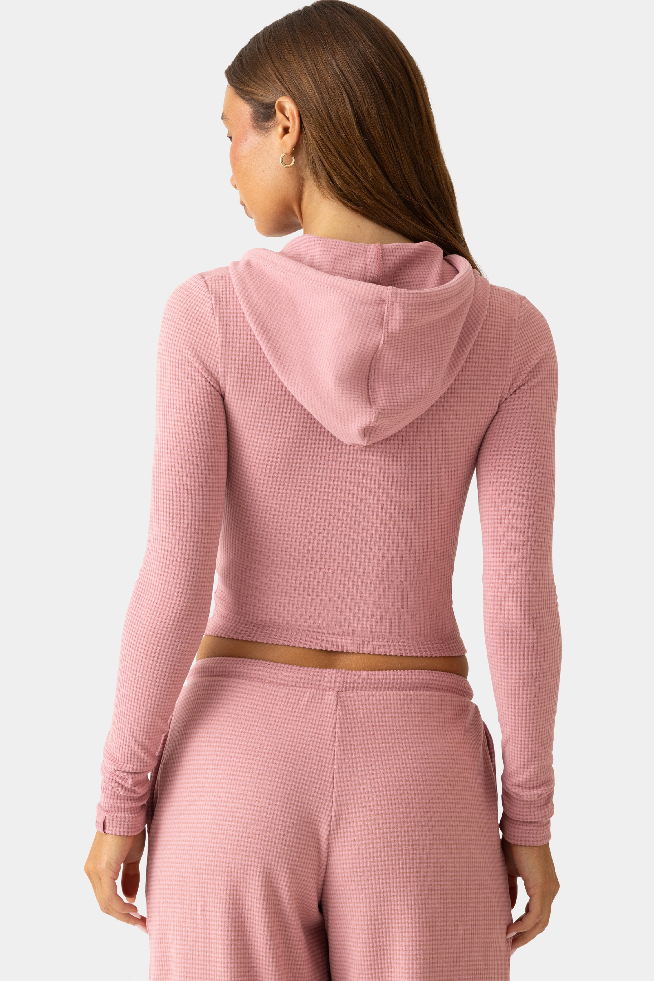 Oh Polly Bo+Tee Ribbed Jersey Sweat Berry