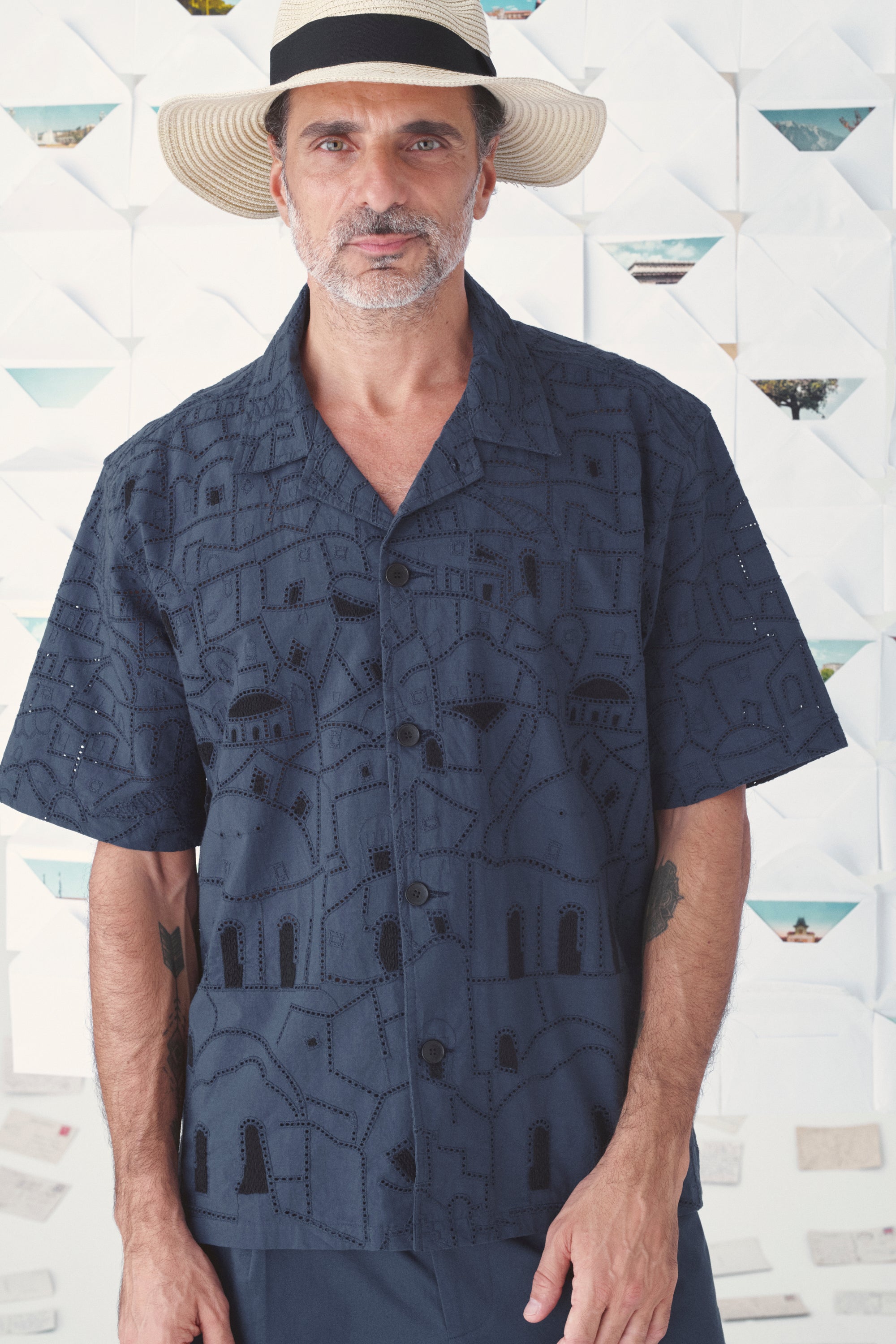 Mii Chemise Shin Les Cyclades chemise popeline coton brodée