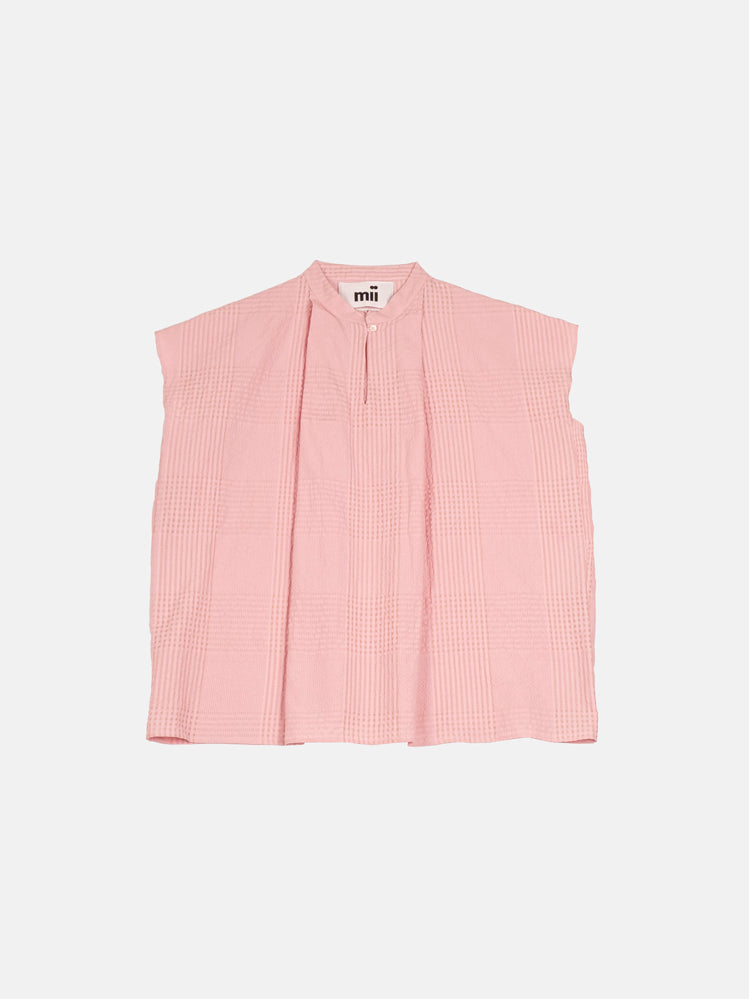 Mii Anne top coton soie rose