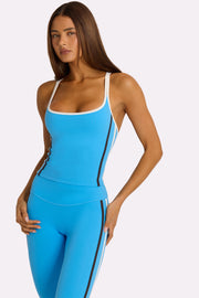 Oh Polly Bo+Tee débardeur sport bleu électrique brassière