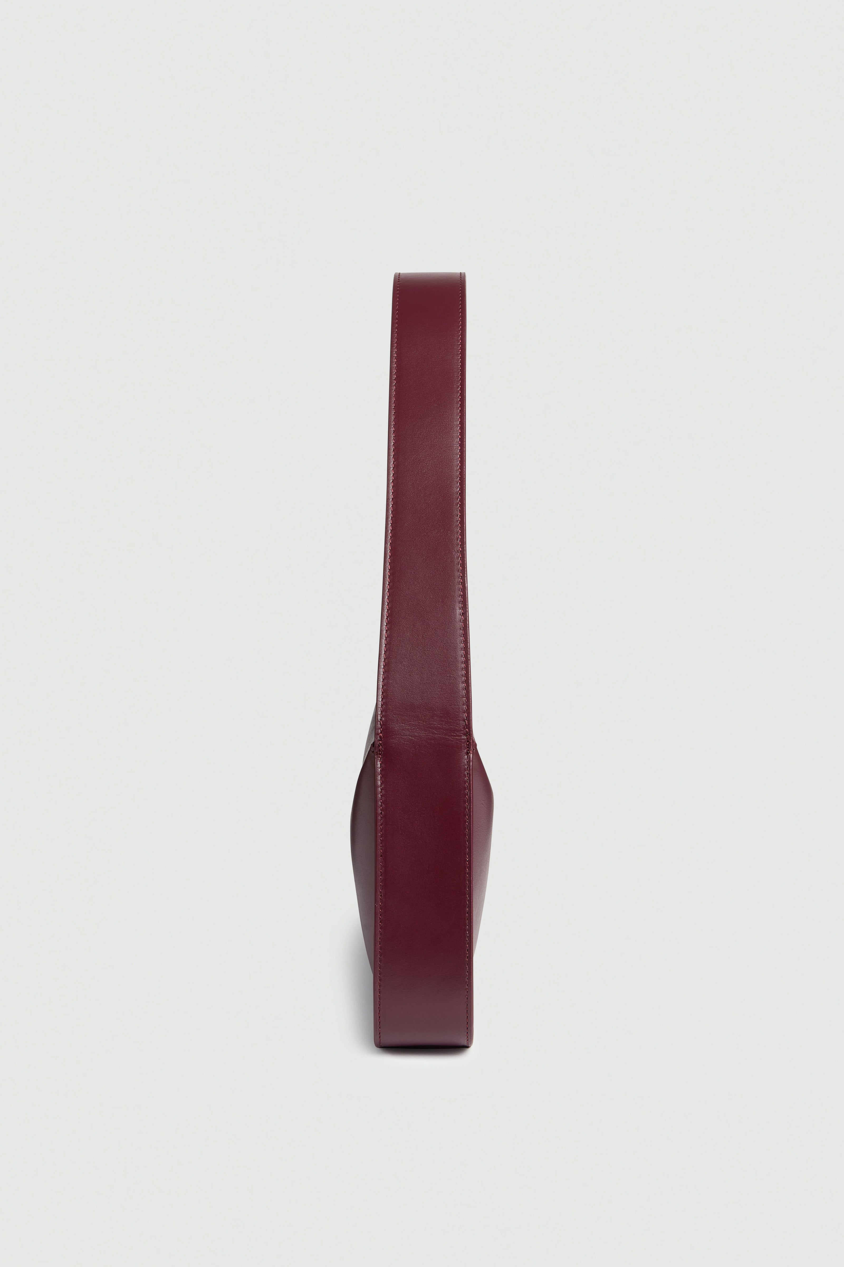 Liviana Conti Sac Caroline épaule cuir aubergine
