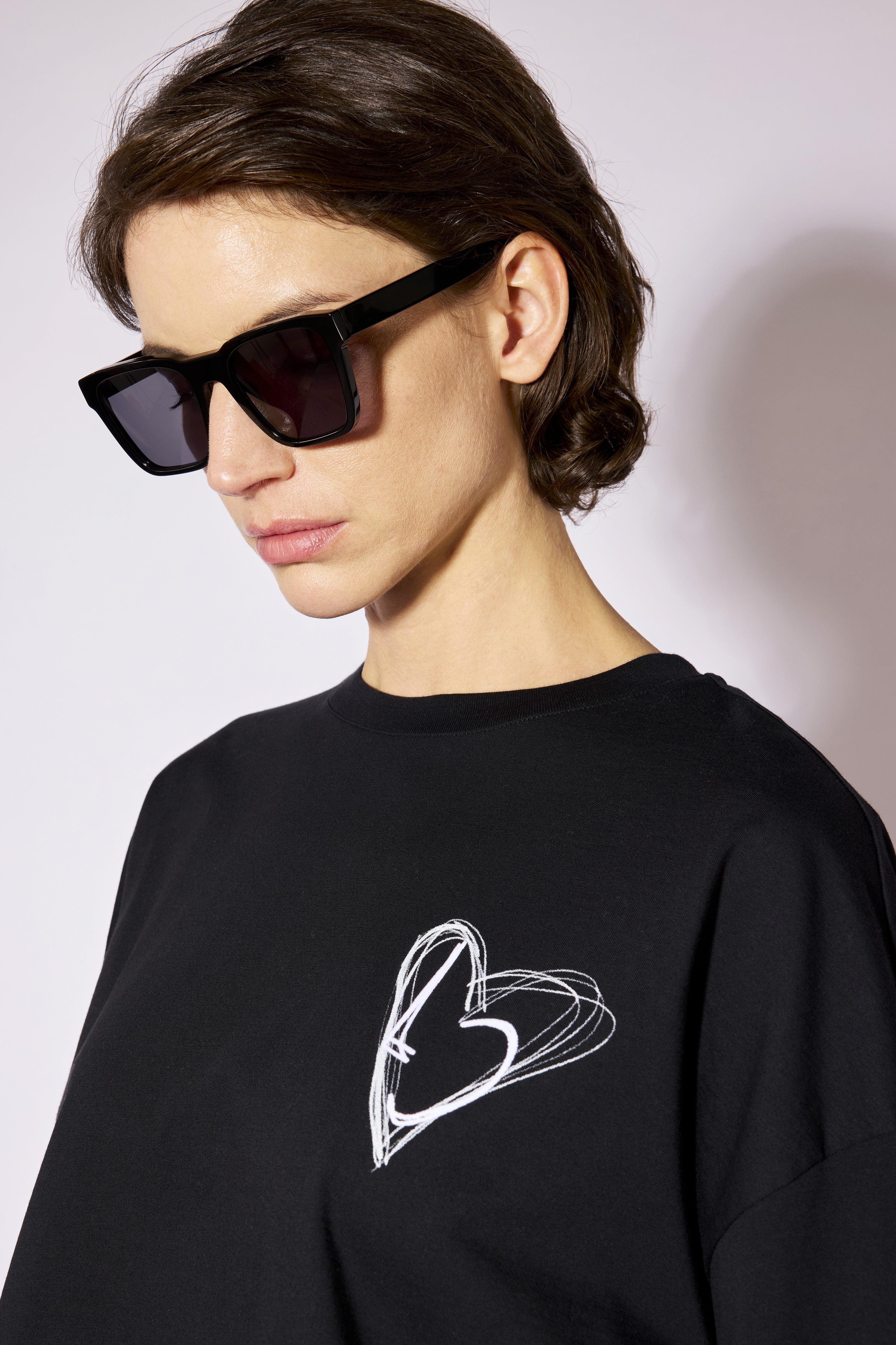 Liviana Conti Vera t-shirt femme noir crop