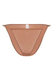 Oh Polly Swim Soft Mesh String culotte bikini honey
