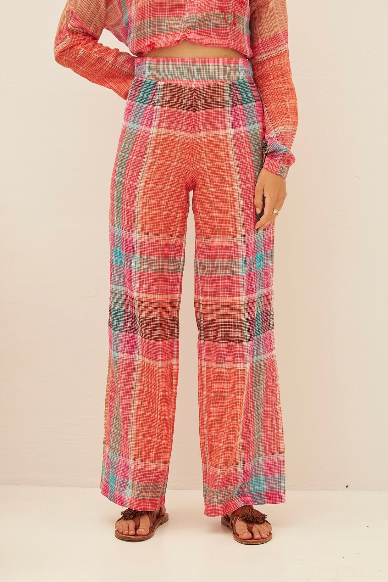 Chicosoleil Jules pantalon orange coton XS-XL