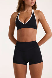 Oh Polly Bo+Tee Soft Active brassière noire col V