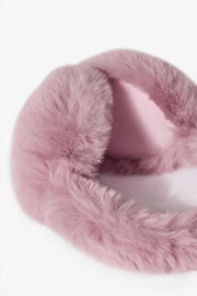 Bo+Tee cache-oreilles fausse fourrure rose pâle