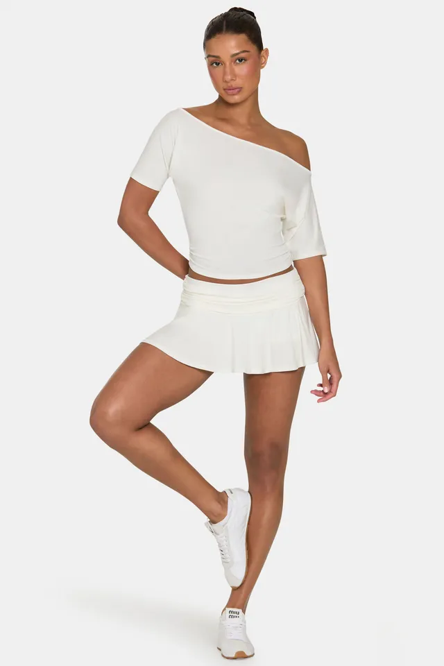 Oh Polly ButterCloud Mini Jupe-Short Coconut jupe