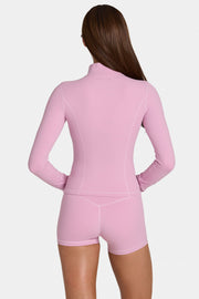 Oh Polly Bo+Tee veste zippée Sweet Pink respirante taille S