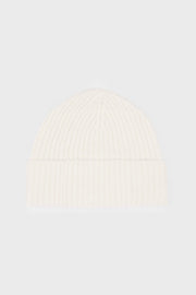 Oh Polly Bo+Tee Bonnet Beanie Ivoire Maille Cotelee