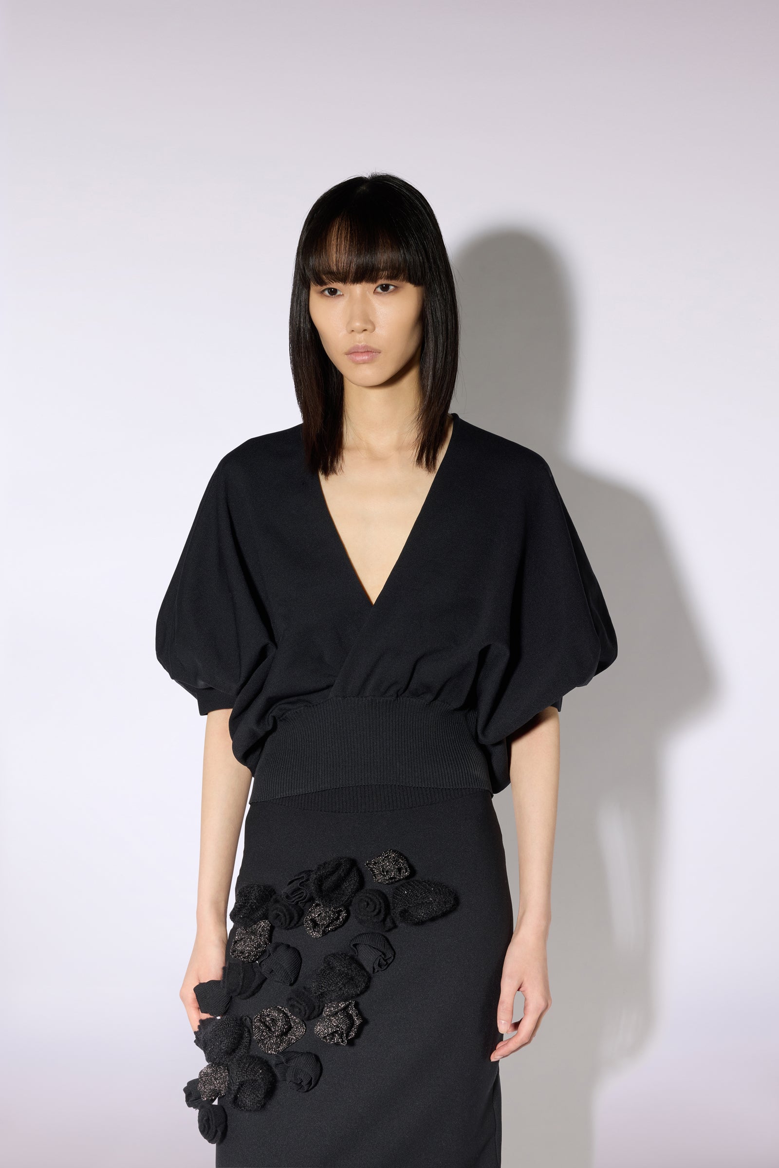 Liviana Conti Maglieria Danielle pull noir taille M maille