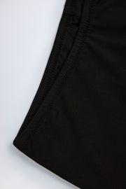 Oh Polly Shorts Hot Pants Jersey Noir Sabrine Taille Basse