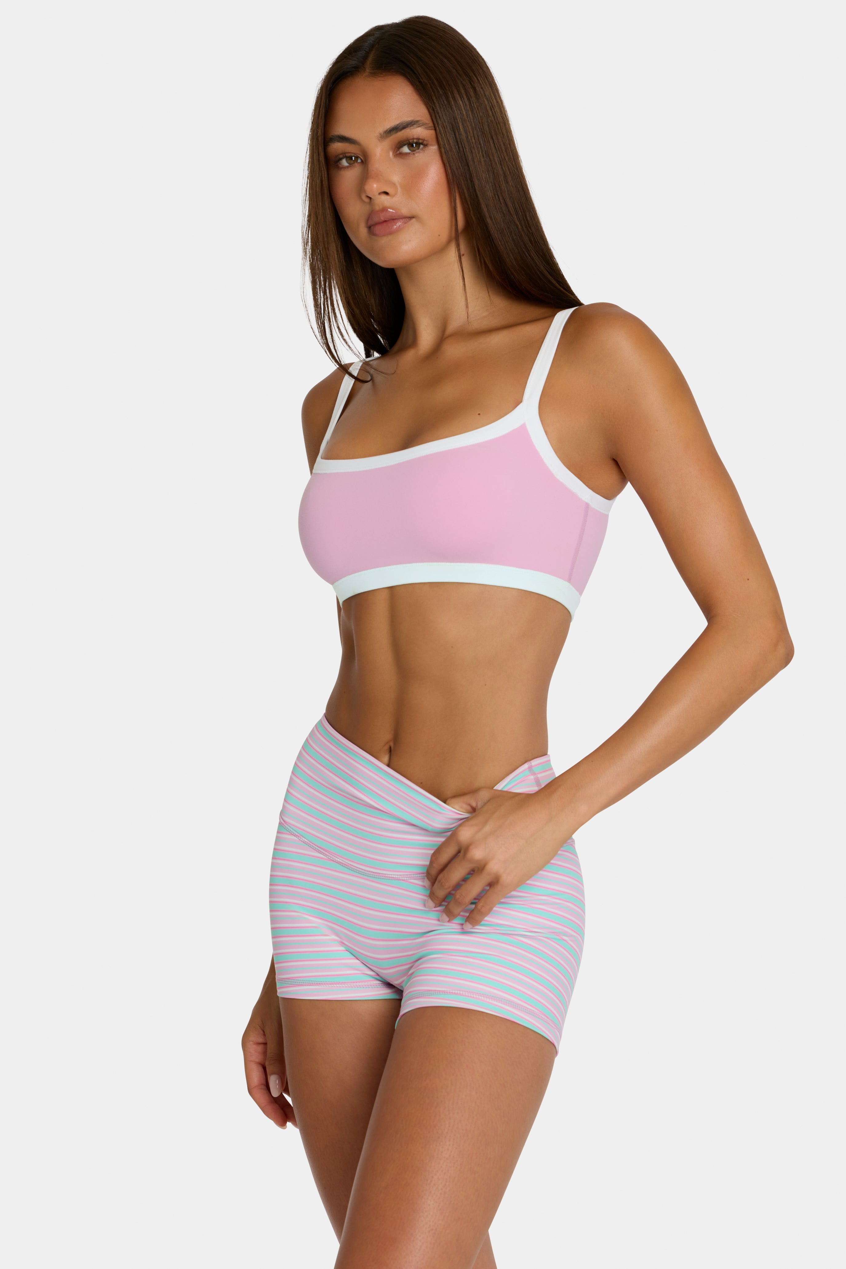 Oh Polly Bo+Tee Soft Active brassière réversible multi rayé