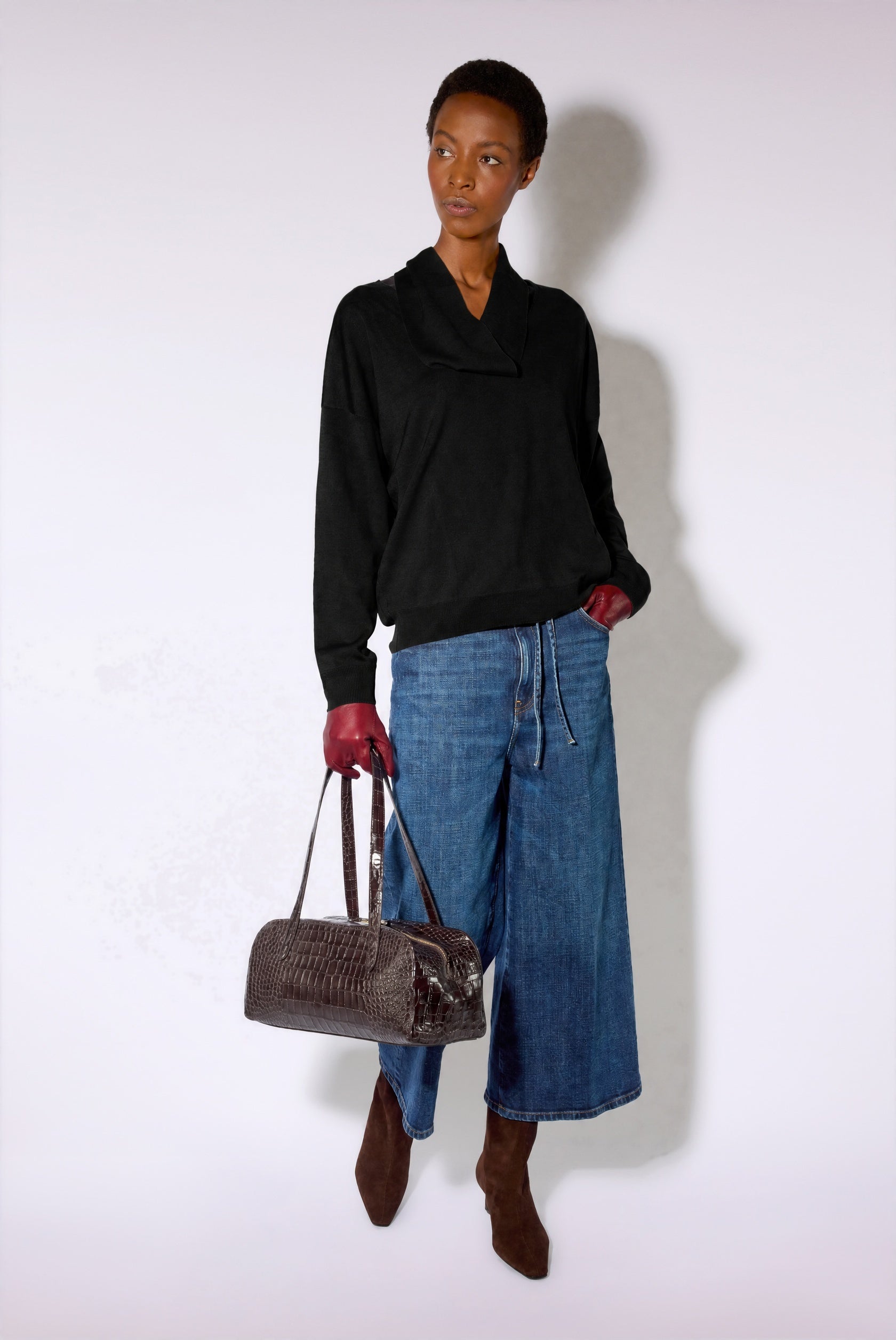 Liviana Conti Nadine pull maille noir M