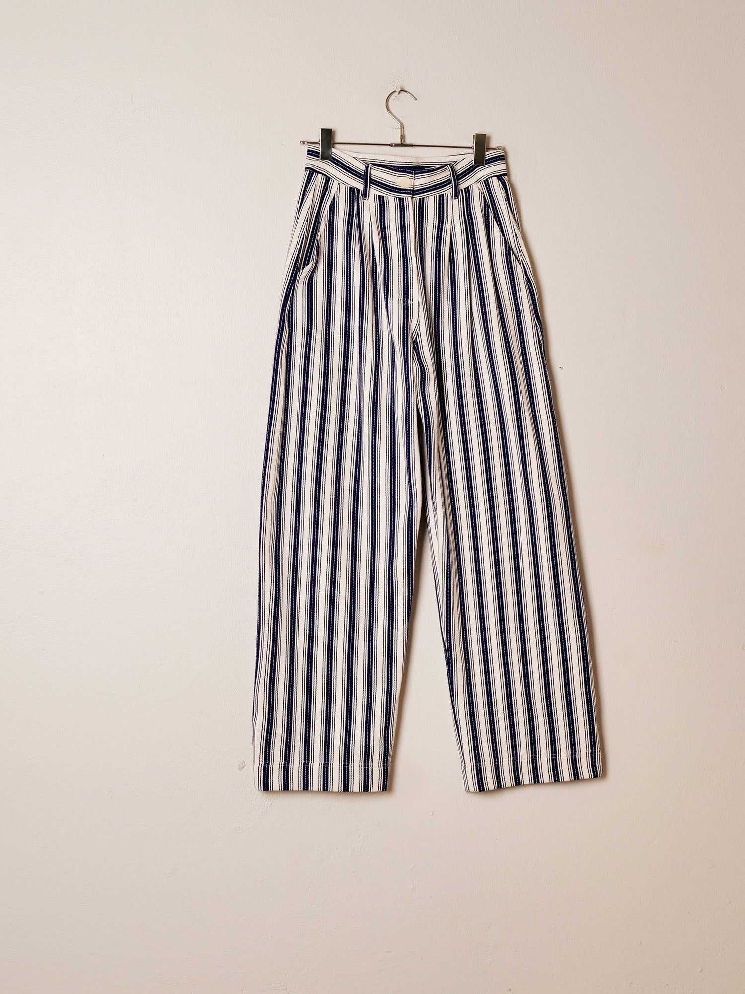 Mii en carte postale Miti Les Cyclades pantalon denim rayé