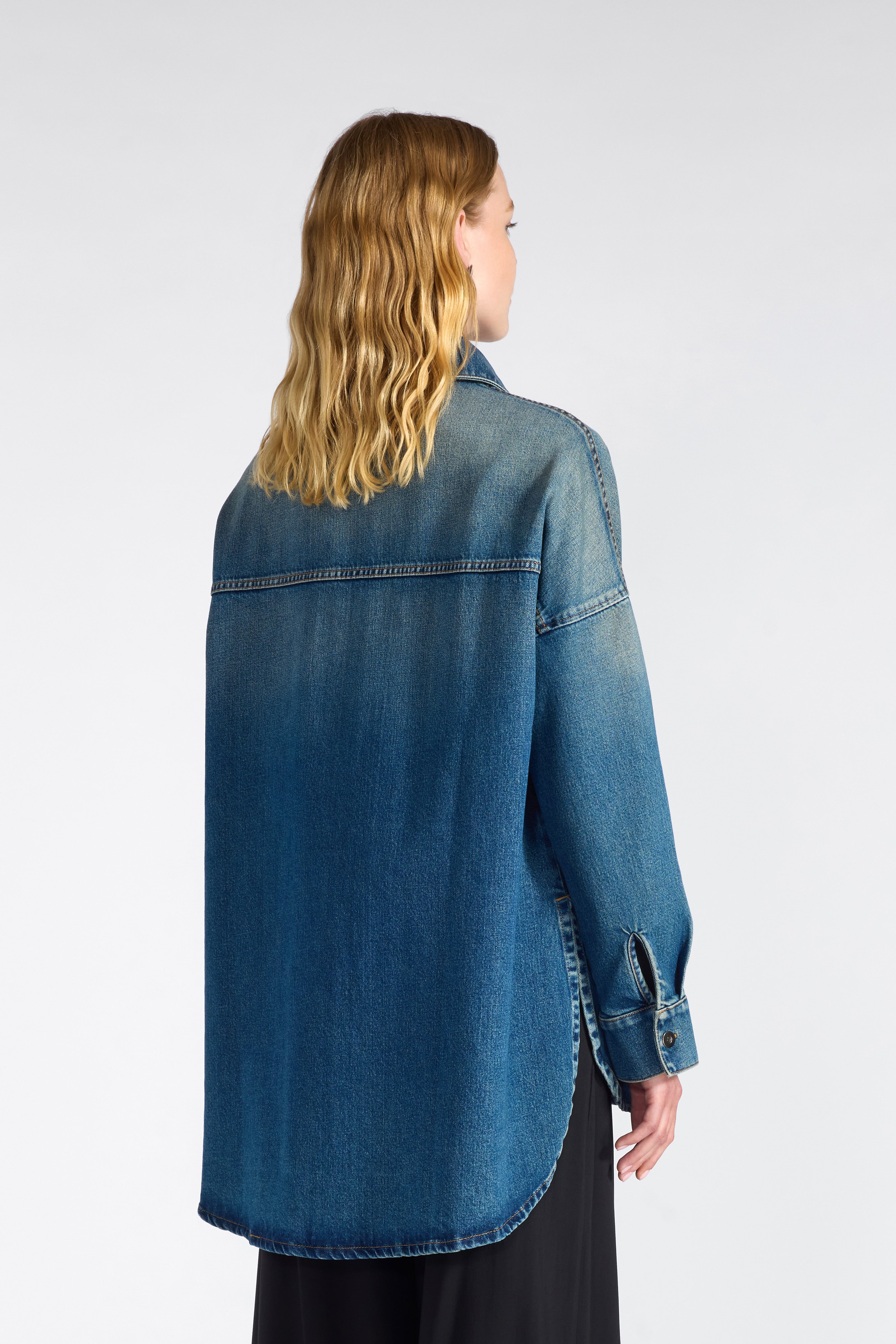 Liviana Conti Bridget veste jean denim bleue taille M