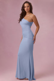 Oh Polly Dresses Robe longue 15786 Annelise Sky Blue jersey